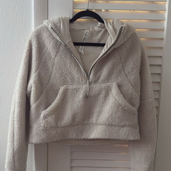 Lululemon Scuba Oversized Half-Zip Fleece Hoodie Size XS/S - Picture 3 of 9